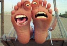 Happy fuunny foots